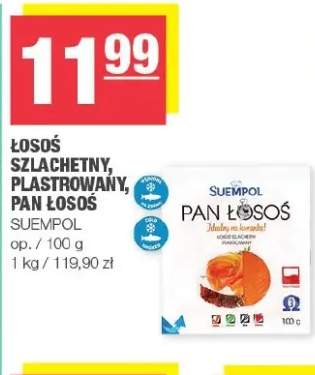 Łosoś szlachetny plastrowany Pan