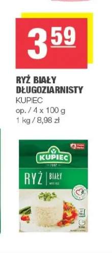 Ryż biały długoziarnisty Kupiec