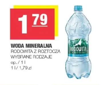 Woda mineralna Rodowita z Roztocza
