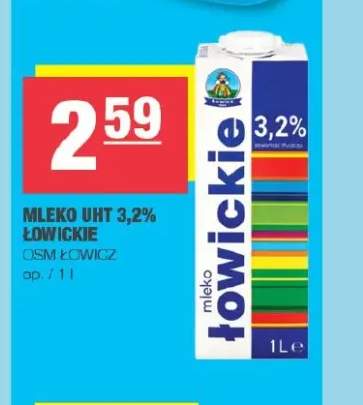 Mleko UHT Łowickie 3,2%