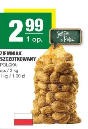 Ziemniaki szczotkowane polskie
