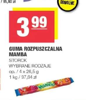 Guma rozpuszczalna Mamba 4-pak