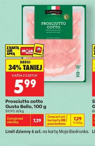 Prosciutto cotto Gusto Bello
