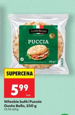 Włoskie bułki Puccia Gusto Bello
