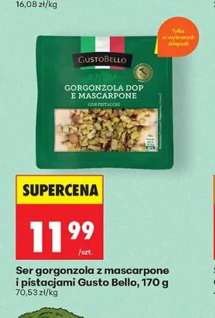 Ser gorgonzola z mascarpone i pistacjami Gusto Bello