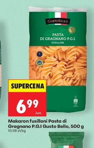 Makaron fusilloni Pasta di Gragnano P.G.I Gusto Bello