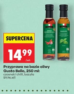 Przyprawa na bazie oliwy Gusto Bello bazylia +1 wariant