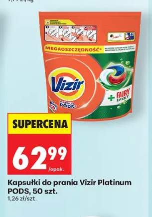 Kapsułki do prania Vizir Platinum PODS