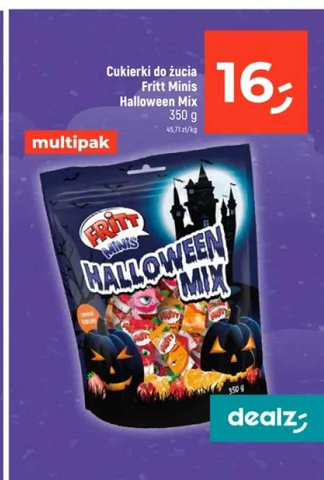 Cukierki do żucia Fritt Minis Halloween Mix