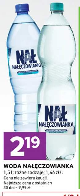 Woda niegazowana Nałęczowianka +1 wariant
