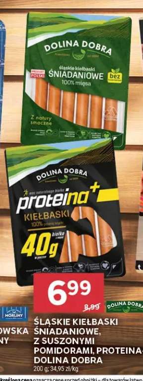 Śląskie kiełbaski śniadaniowe Dolina Dobra +2 warianty