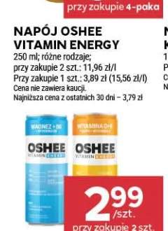 Napój Oshee Vitamin Energy Magnez + B6 +1 wariant
