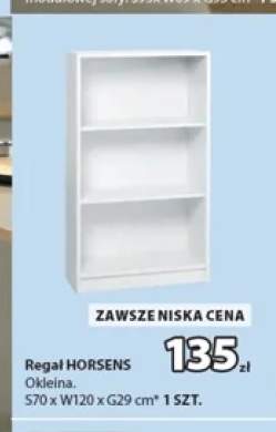 Regał Horsens 70x120x29 cm