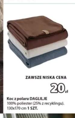 Koc z polaru Daglilje 130x170 cm