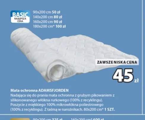 Mata ochronna Adamsfjorden 80x200 cm +4 warianty