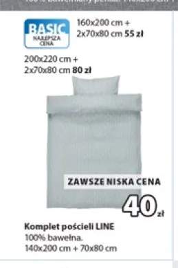 Komplet pościeli Line 140x200 cm + 70x80 +2 warianty
