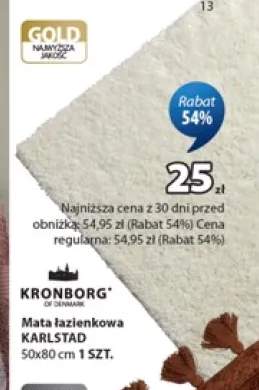 Mata łazienkowa Karlstad 50x80 cm Kronborg