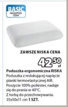 Poduszka ergonomiczna RISKA 35x50x11 cm