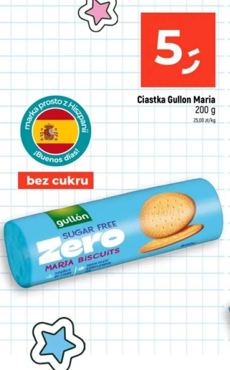 Ciastka Gullon Maria bez cukru