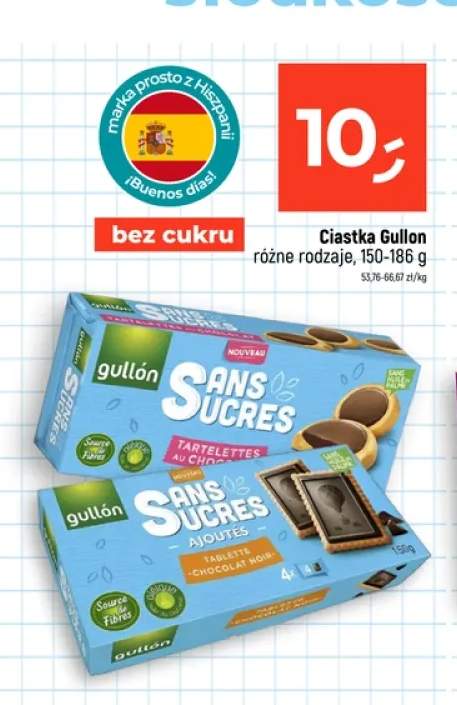 Ciastka bez cukru Gullón Sans Sucres Tartelettes au Chocolat +1 wariant