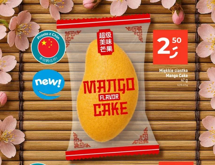 Miękkie ciastko Mango Cake