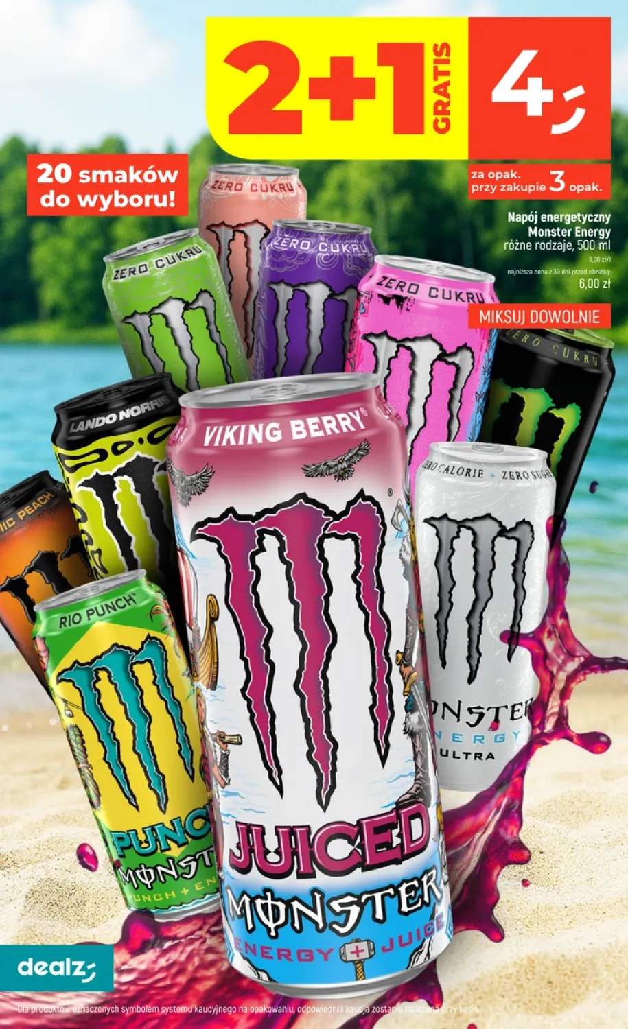 Napój energetyczny Monster Juiced Viking Berry