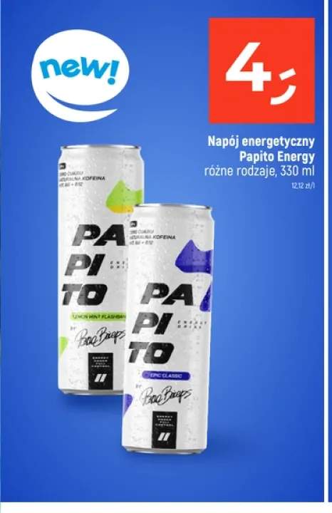 Napój energetyczny Papito Energy Epic Classic +1 wariant