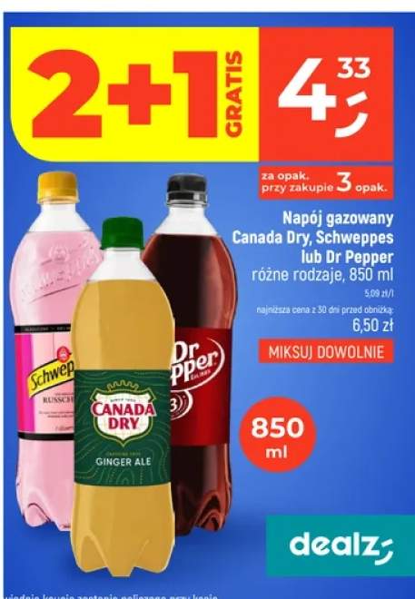 Napój gazowany Canada Dry Ginger Ale
