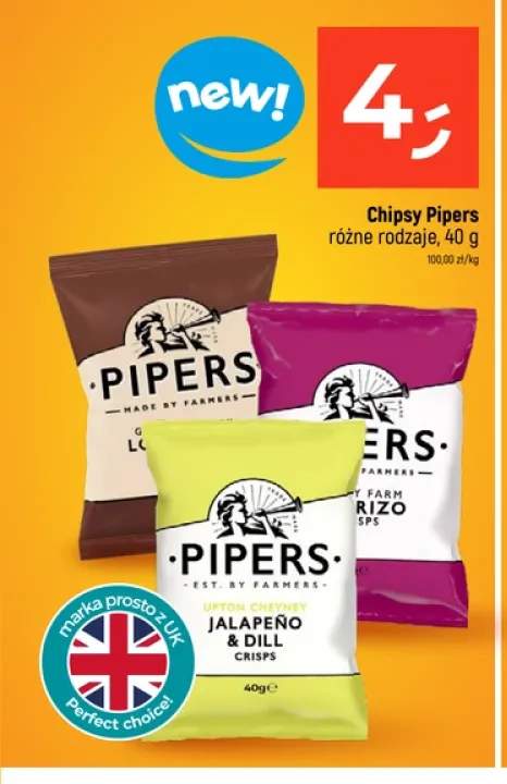 Chipsy Pipers Jalapeño & Dill +1 wariant