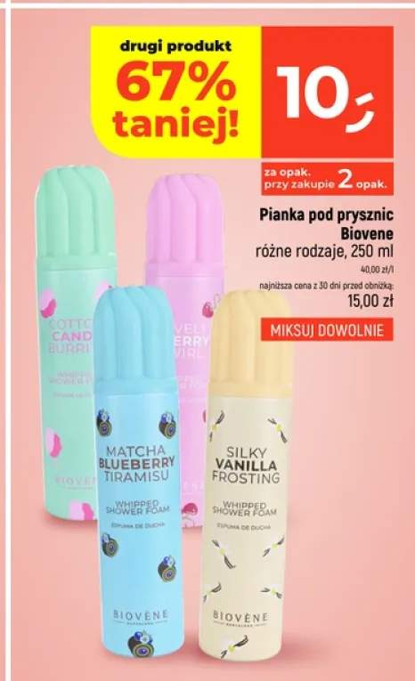 Pianka pod prysznic Biovene Cotton Candy Burrito