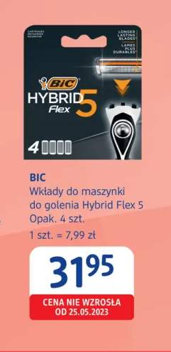 Wkłady do maszynki do golenia Hybrid Flex 5 BIC
