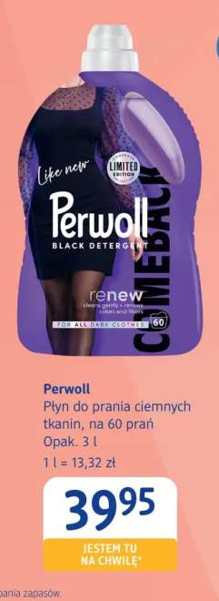 Płyn do prania ciemnych tkanin na 60 prań Perwoll