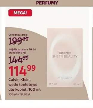 Woda toaletowa dla kobiet Calvin Klein