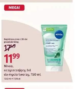 Oczyszczający żel do mycia twarzy Nivea