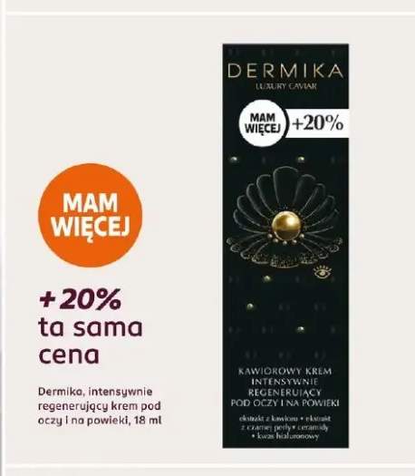Intensywnie regenerujący krem pod oczy i na powieki Dermika