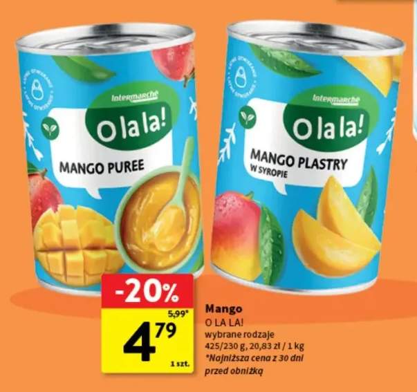 Mango puree O La La! +1 wariant