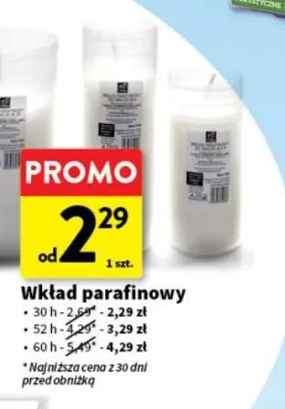 Wkład parafinowy 30h Tulipe +2 warianty