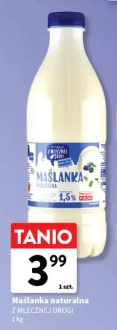 Maślanka naturalna Z Mlecznej Drogi 1,5%
