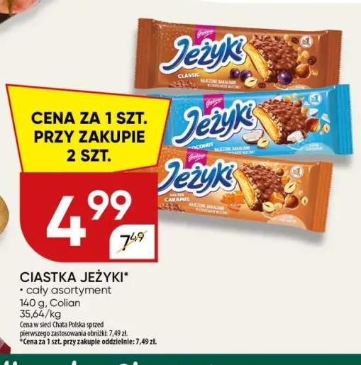 Ciastka Jeżyki Classic +2 warianty