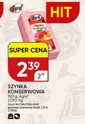 Szynka konserwowa Agryf