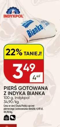 Pierś gotowana z indyka Bianka Indykpol
