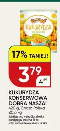 Kukurydza konserwowa Dobra Nasza!