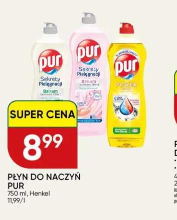 Płyn do naczyń Pur Sekrety Pielęgnacji Balsam Cashmere Effect +2 warianty