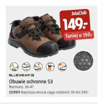 Obuwie ochronne S3 Bluewear
