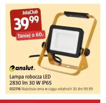 Lampa robocza LED Anslut