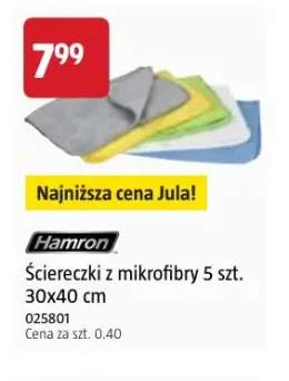 Ściereczki z mikrofibry 30x40 cm Hamron
