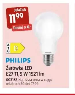 Żarówka LED E27 1521lm Philips