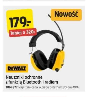 Nauszniki ochronne z funkcją Bluetooth i radiem DeWalt