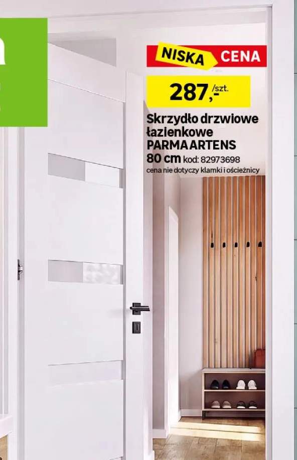 Skrzydło drzwiowe łazienkowe Parma Artens 80 cm