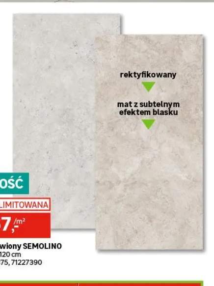 Gres szkliwiony Semolino 60x120 cm